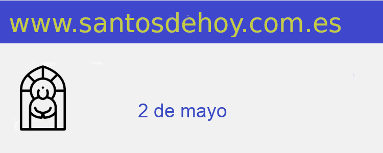 santo del 2 de mayo