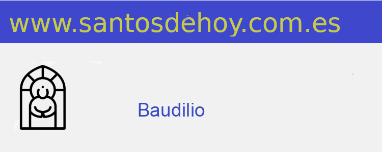 santo de Baudilio