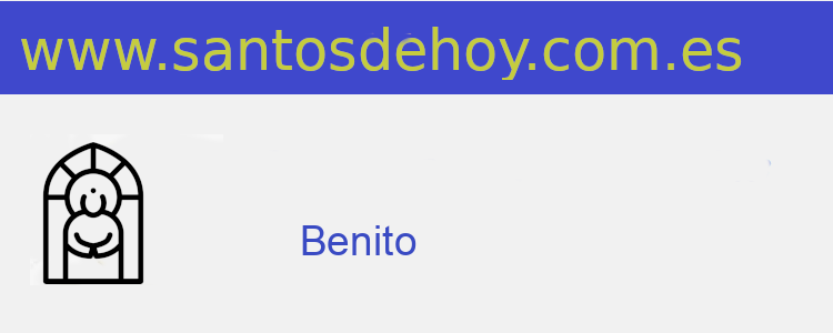 santo de Benito