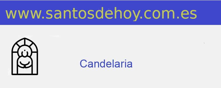 santo de Candelaria