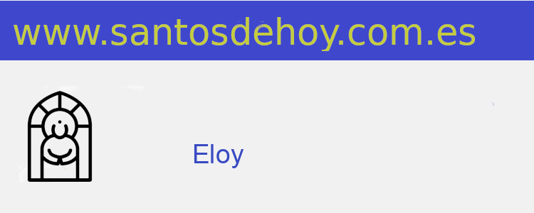 santo de Eloy